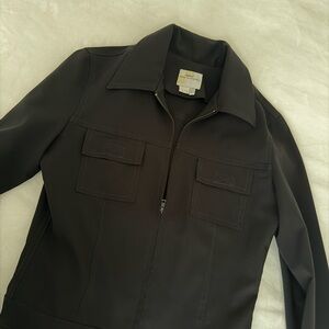 Zara Chocolate Brown Zip-Up Jacket